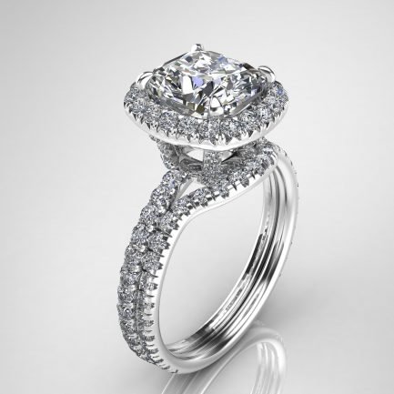 Luxury Engagement Ring 3 Carat Diamonds