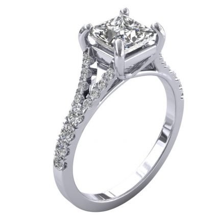 Engagement Ring Princess Cut Diamond