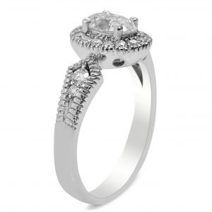 טבעת אירוסין בעיצוב מיוחד דגם אלישיה