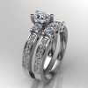 Engagement Ring Set 1.28 Carat Diamonds
