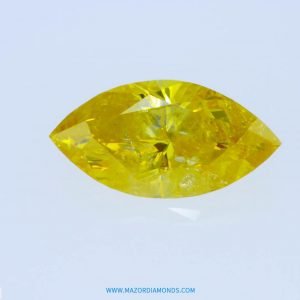 יהלום צבע פנסי כתום-צהוב 0.53 קרט
