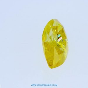 יהלום צבע פנסי כתום-צהוב 0.53 קרט