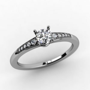 Exclusive Solitaire Engagement Ring